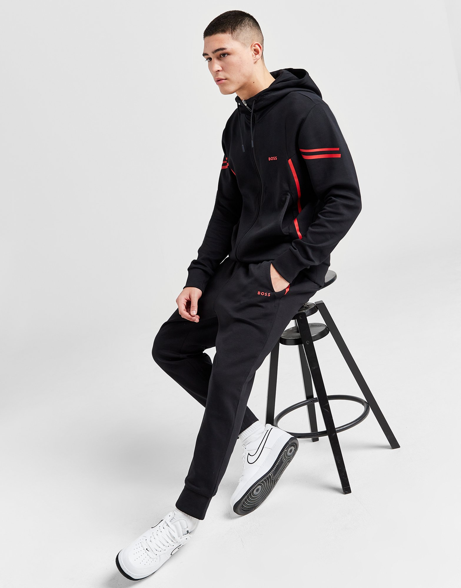 BOSS Ensemble de survêtement Zippé Pixel Homme