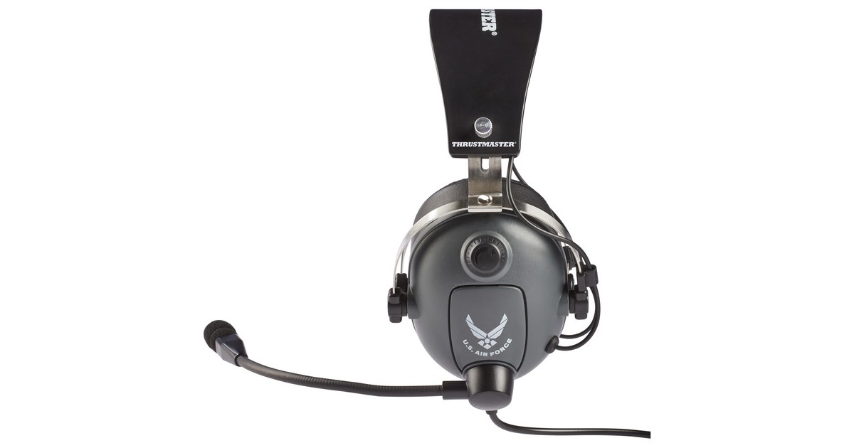 ThrustmasterT.Flight U.S. Air Force Edition headset over-ear gaming headset  (Grijs/metaal)
