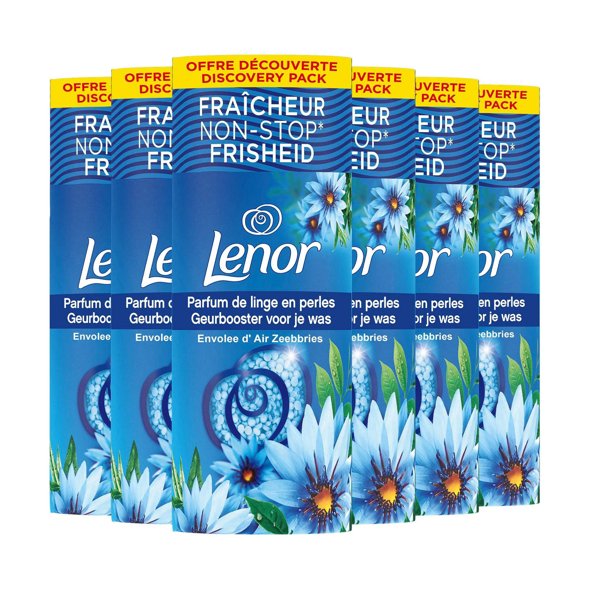 Lenor geurbooster voor de was Zeebries - 6 x 140 gram