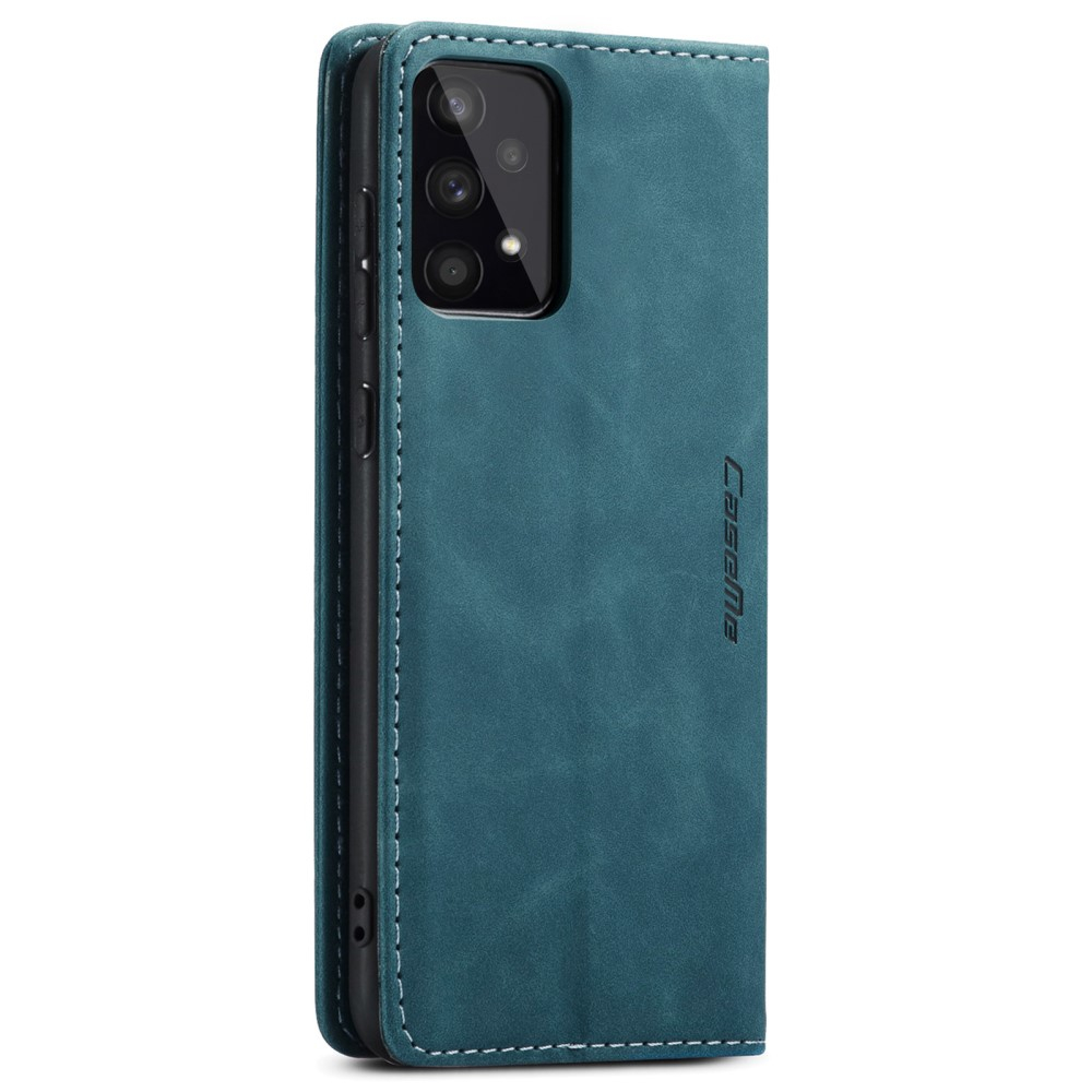Samsung Galaxy A53 5G Leder Tasche Flip Wallet Etui mit Kartenfächern - Blaugrün