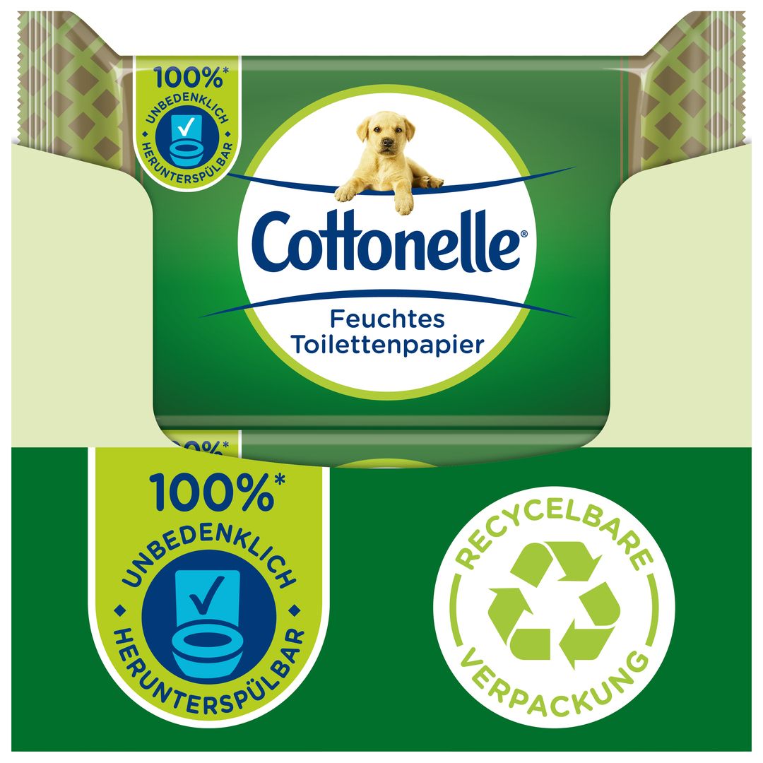 Cottonelle Feuchtes Toilettenpapier Wohltuende Sauberkeit