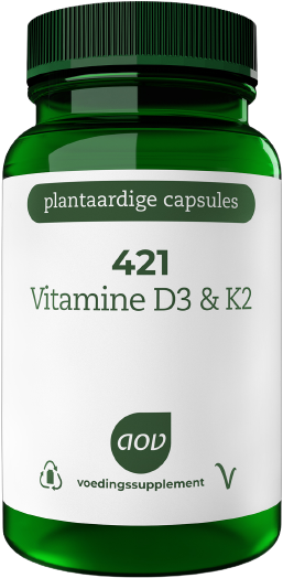 AOV 421 Vitamine D3 & K2 60 vegacaps