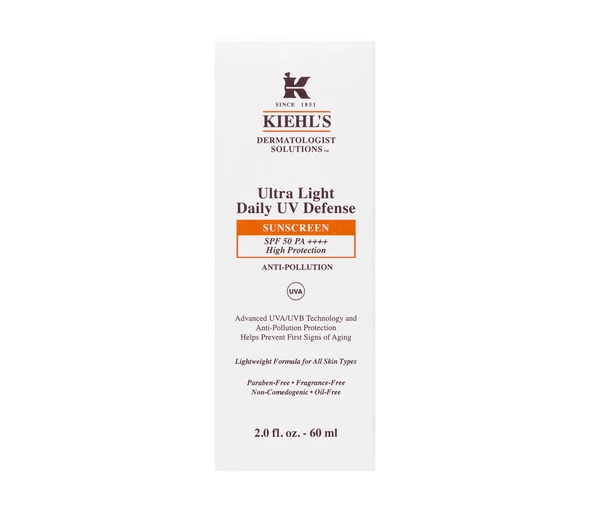 KIEHL'S Ultra Light Daily UV Defense SPF 50 PA Anti Pollution