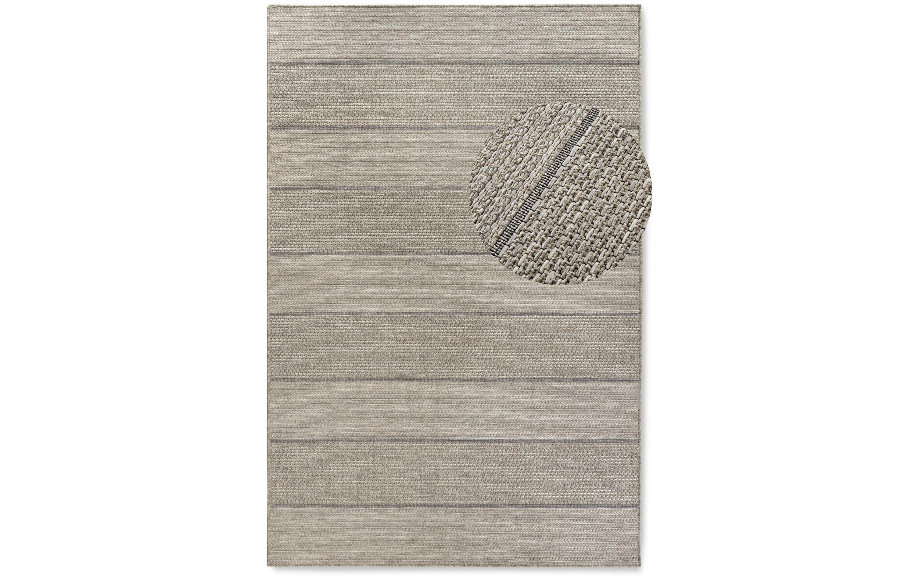Teppich Isabella 115 cm x 170 cmIn- und Outdoor-Teppich, modernes Flachgewebe im Boho, Ethno-Look