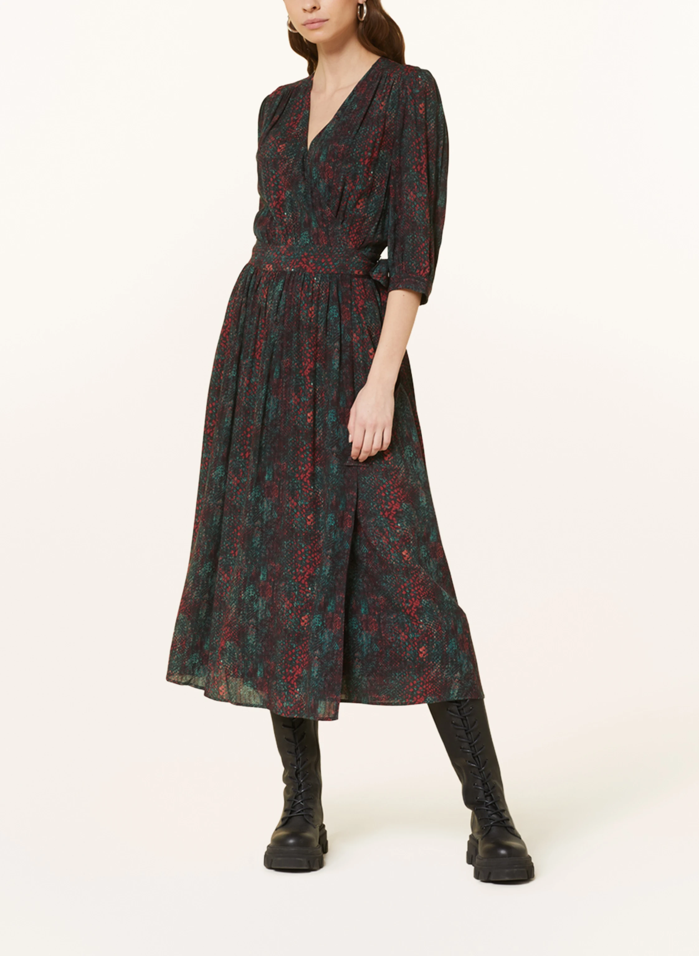 SCOTCH & SODA Wickelkleid mit 3/4-Arm