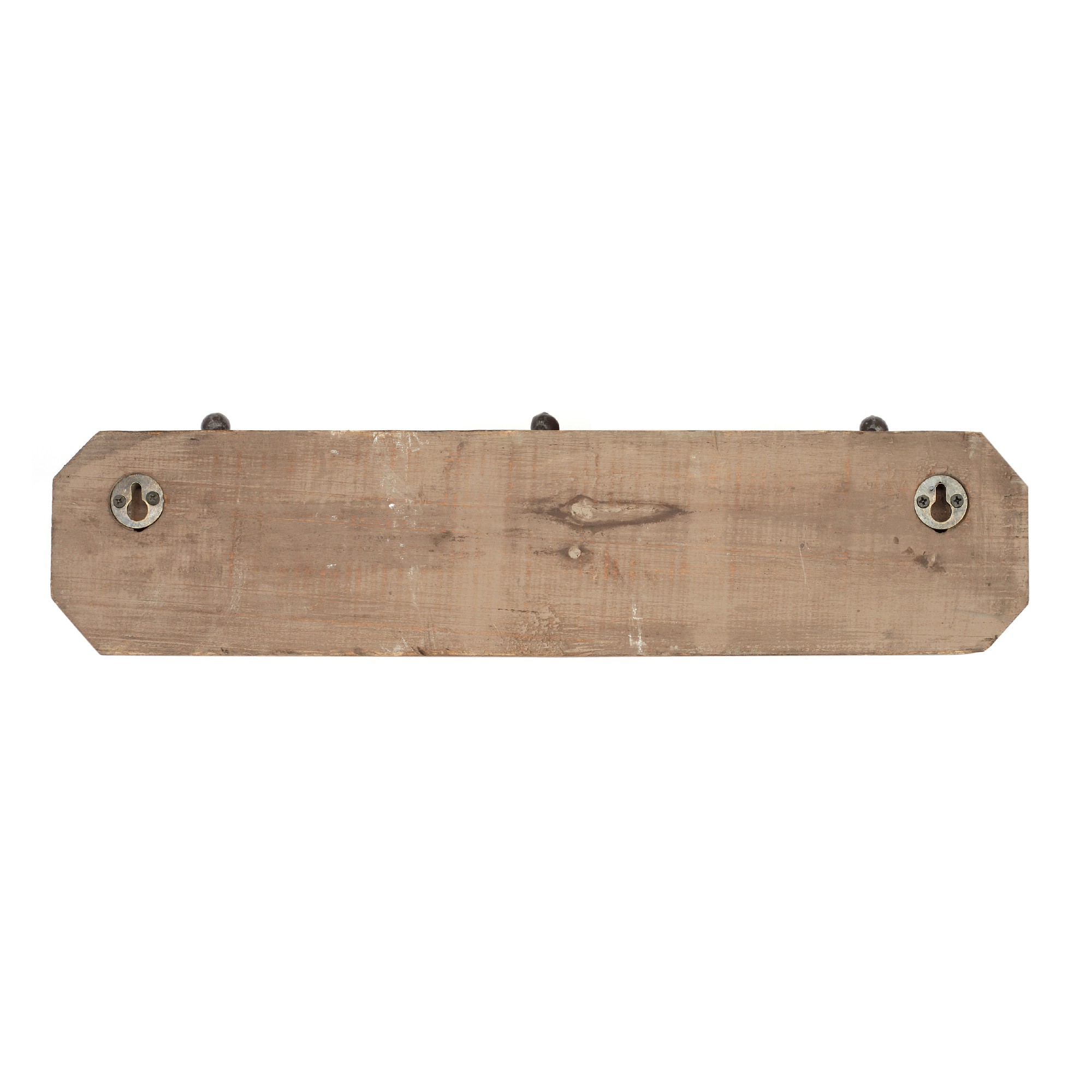 3er Wandhaken, natur, B 45 cm, H 12 cm, L 9 cm von fischer's lagerhaus