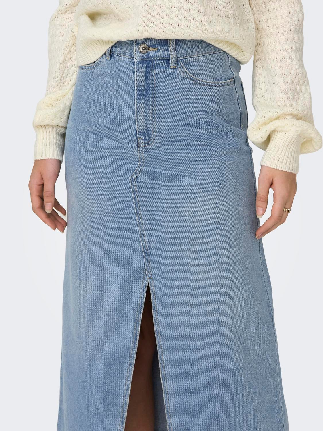 JDYBELLA Jeansrock Light Blue Denim