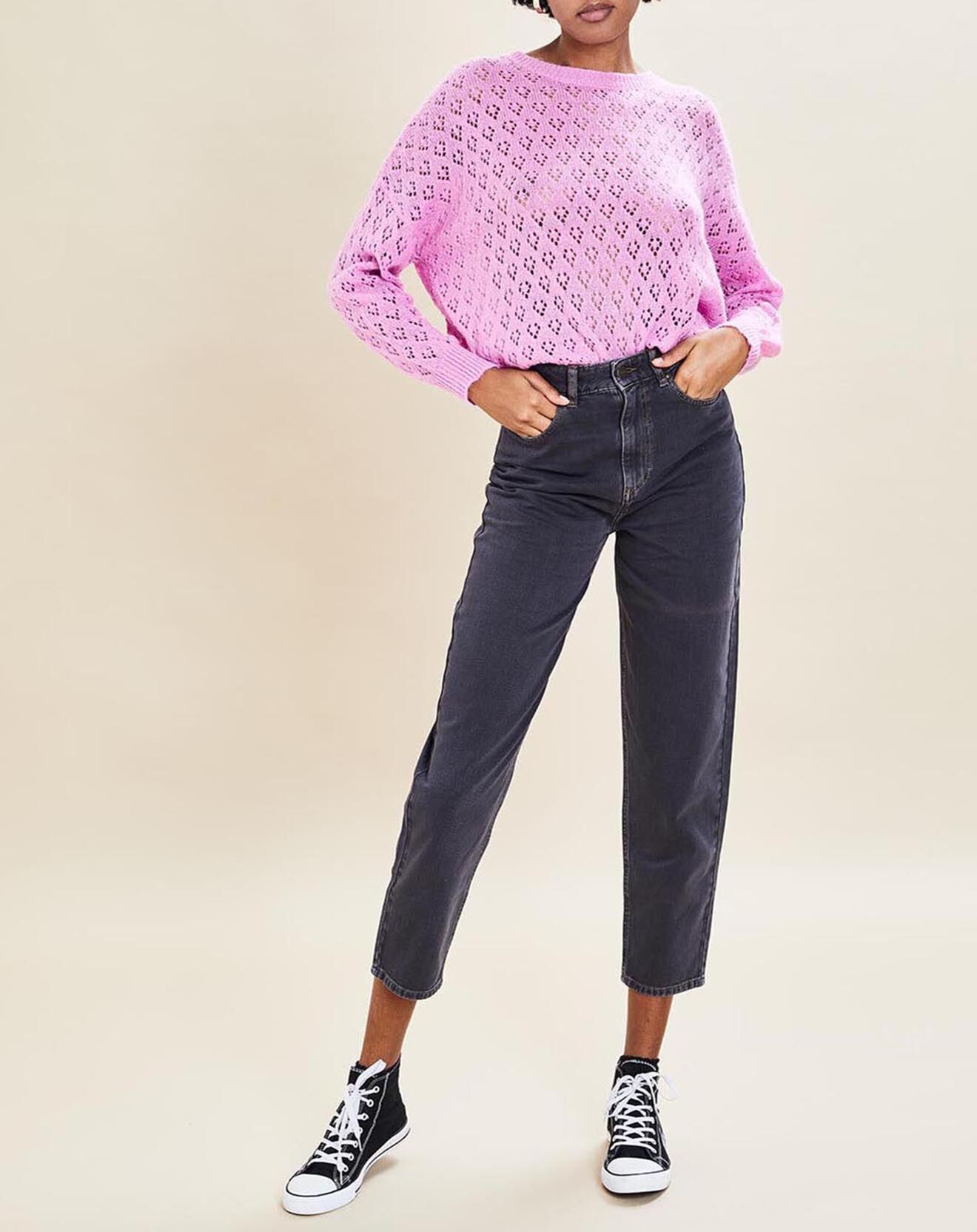 Chloé Stora Jean Ravi noir délavé