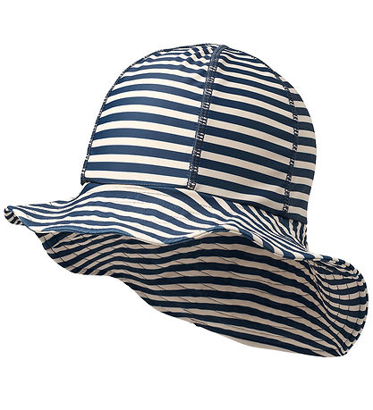 Wheat Bådehat - UV40+ - Indigo Stripe