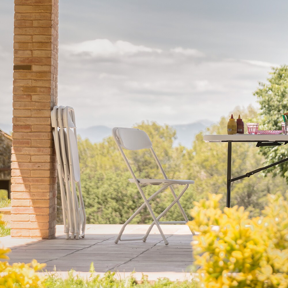 Outdoor Stuhl TUDELA XXL W Kunststoff ohne Armlehnen hjh OFFICE