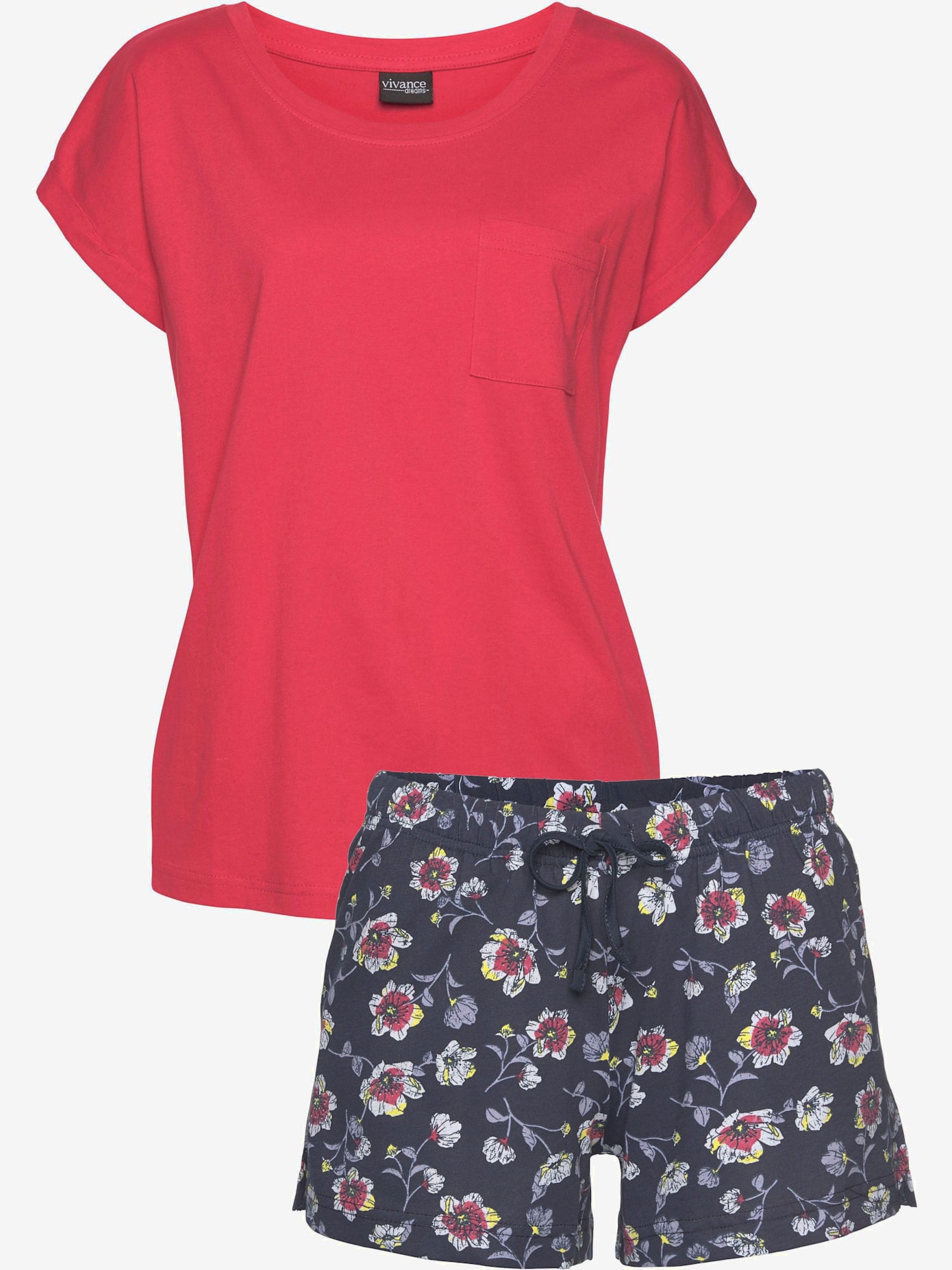 Ensemble de pyjama court avec t-shirt et short