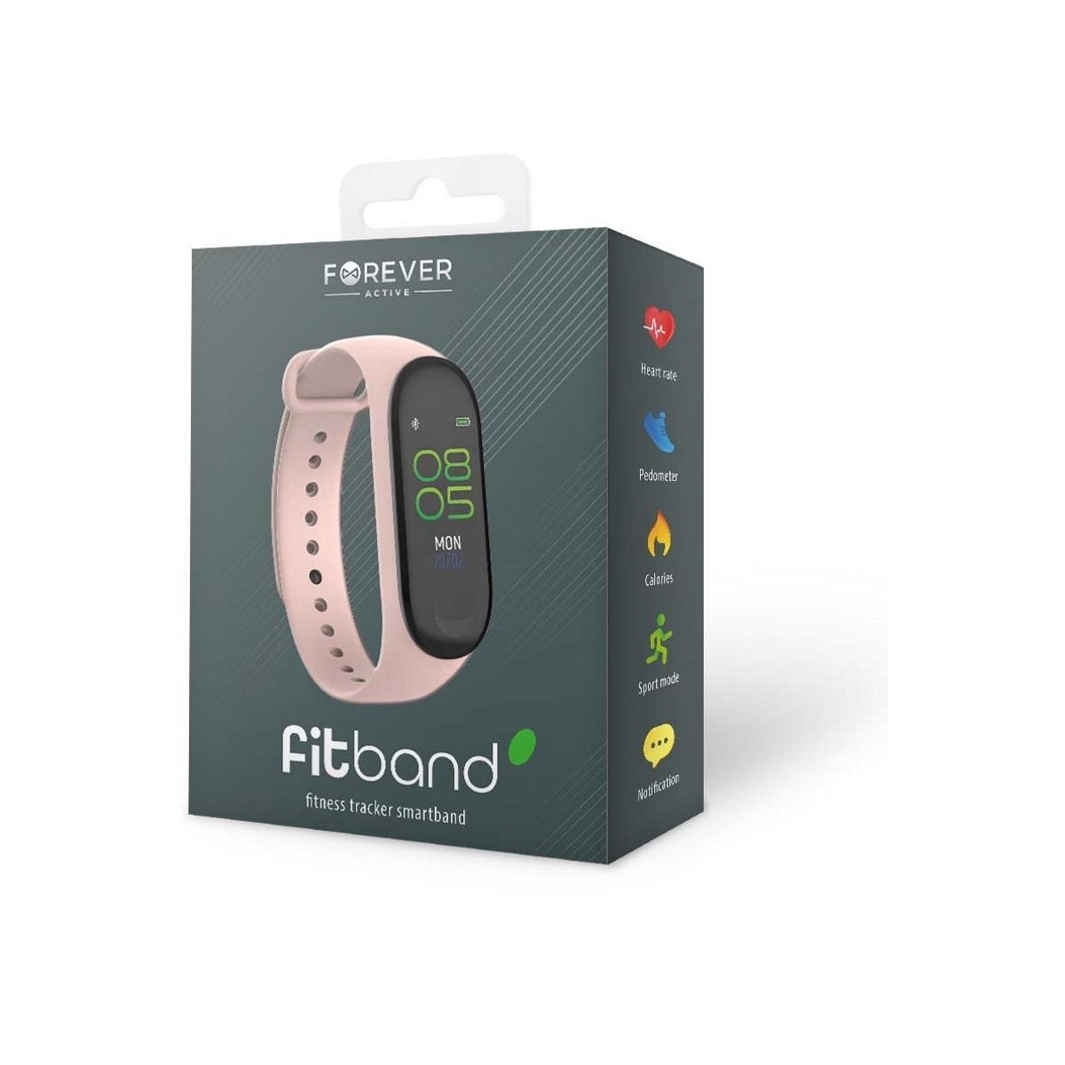 Forever SB-50 Smart activity bracelet, Pink