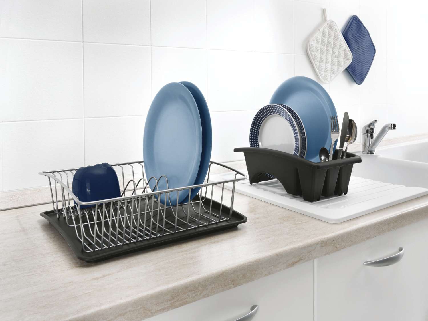 Metaltex AquaTex Spülkorb incl. Schale und Bestecksammler