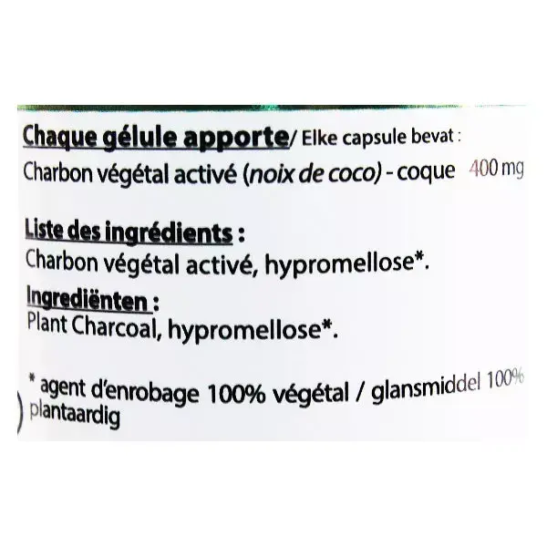 Vit'all+ Carvão Ativado 60 cápsulas vegetais