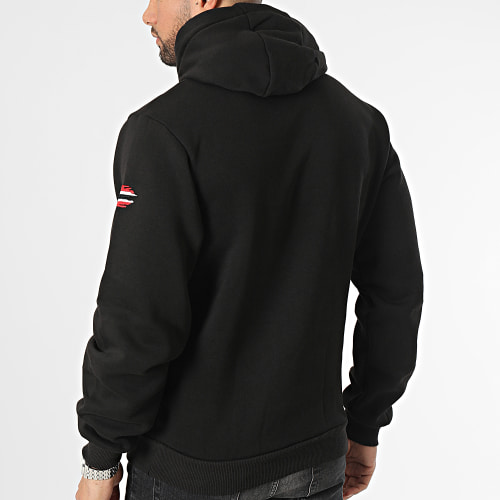 Sweat Capuche Guitre Noir