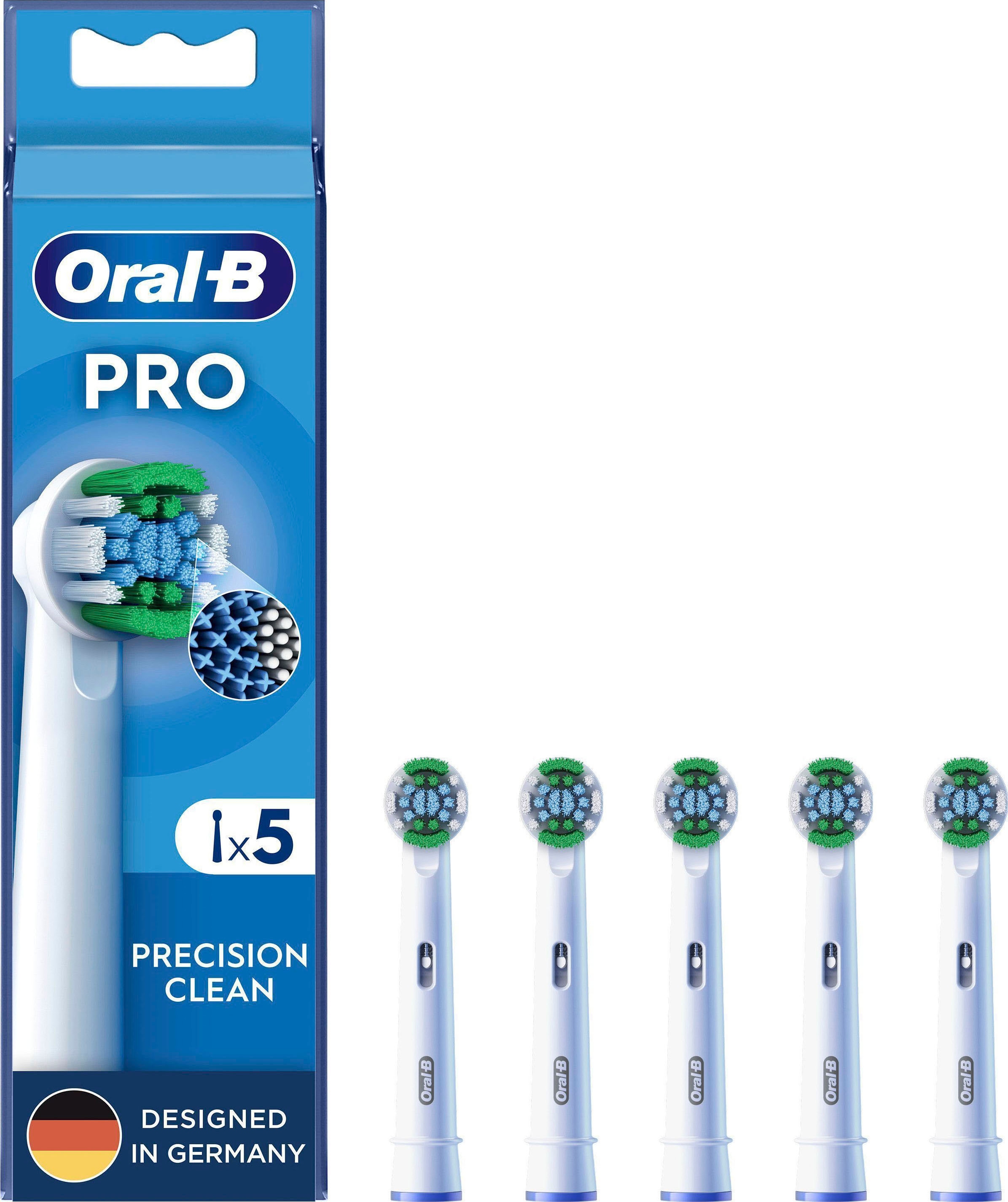 Oral-B Aufsteckbürsten »Pro Precision Clean« X-förmige Borsten