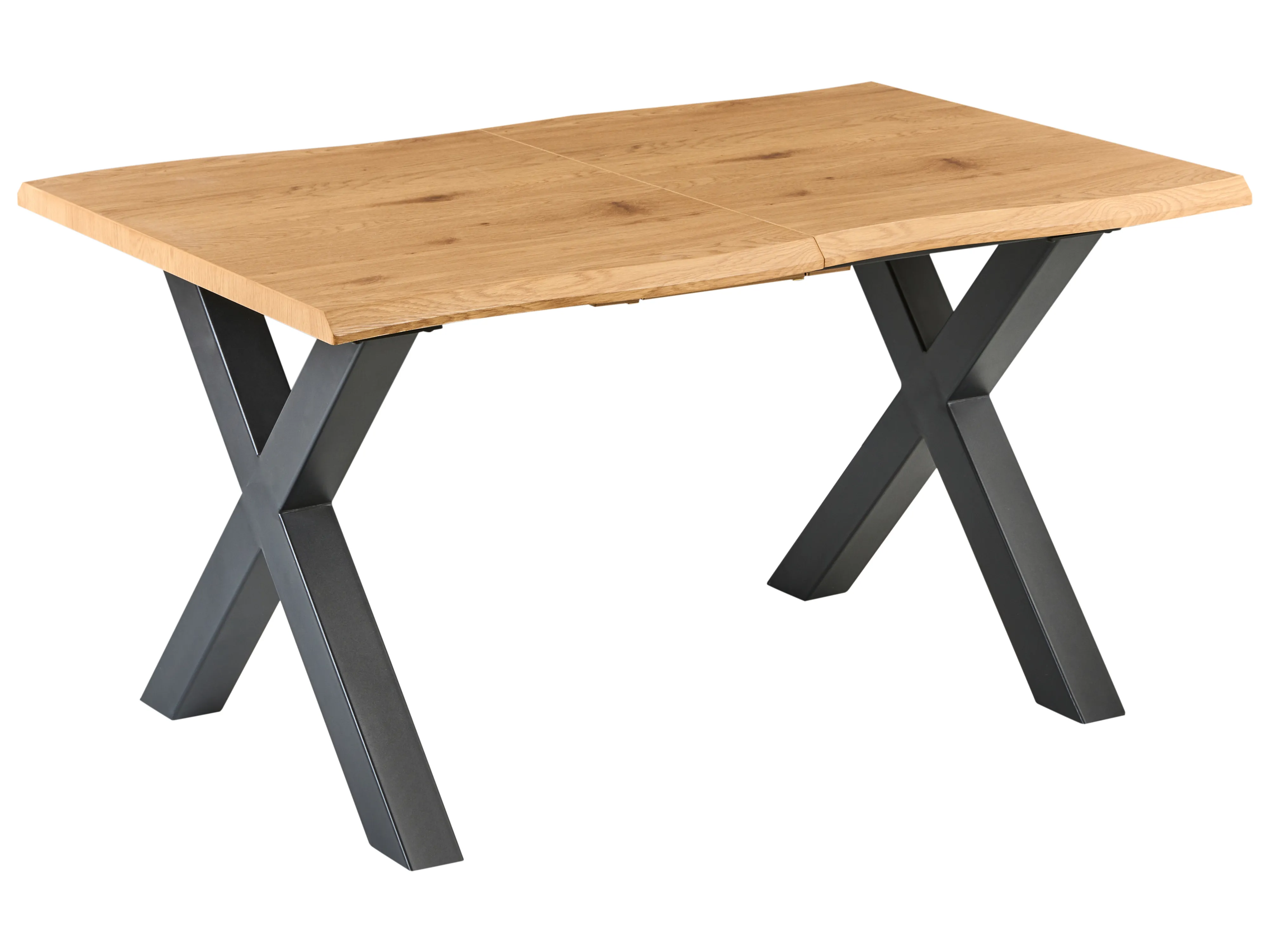 Eettafel uitschuifbaar BRONSON Bruin 90 cm 140/180 cm