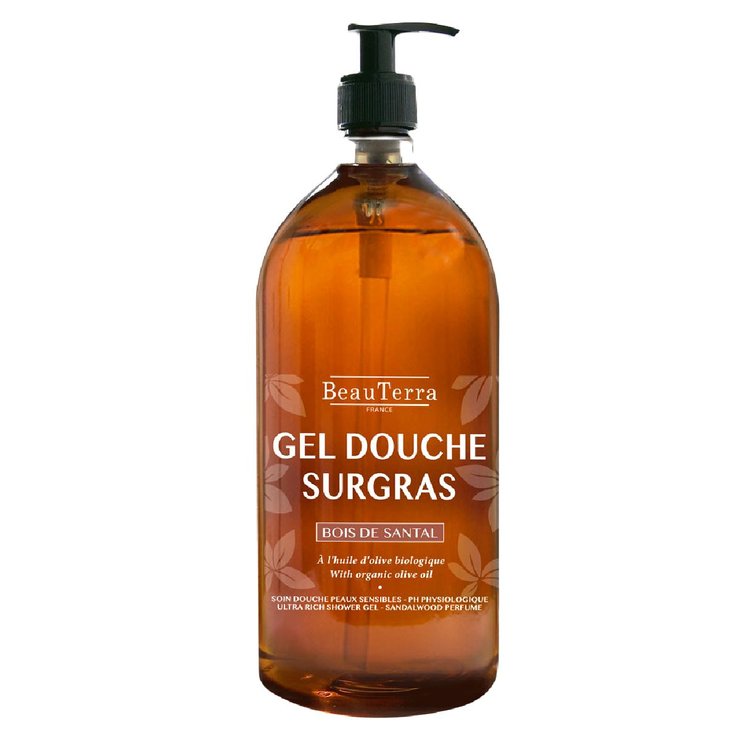 Gel douche surgras bois de santal 1 Litre
