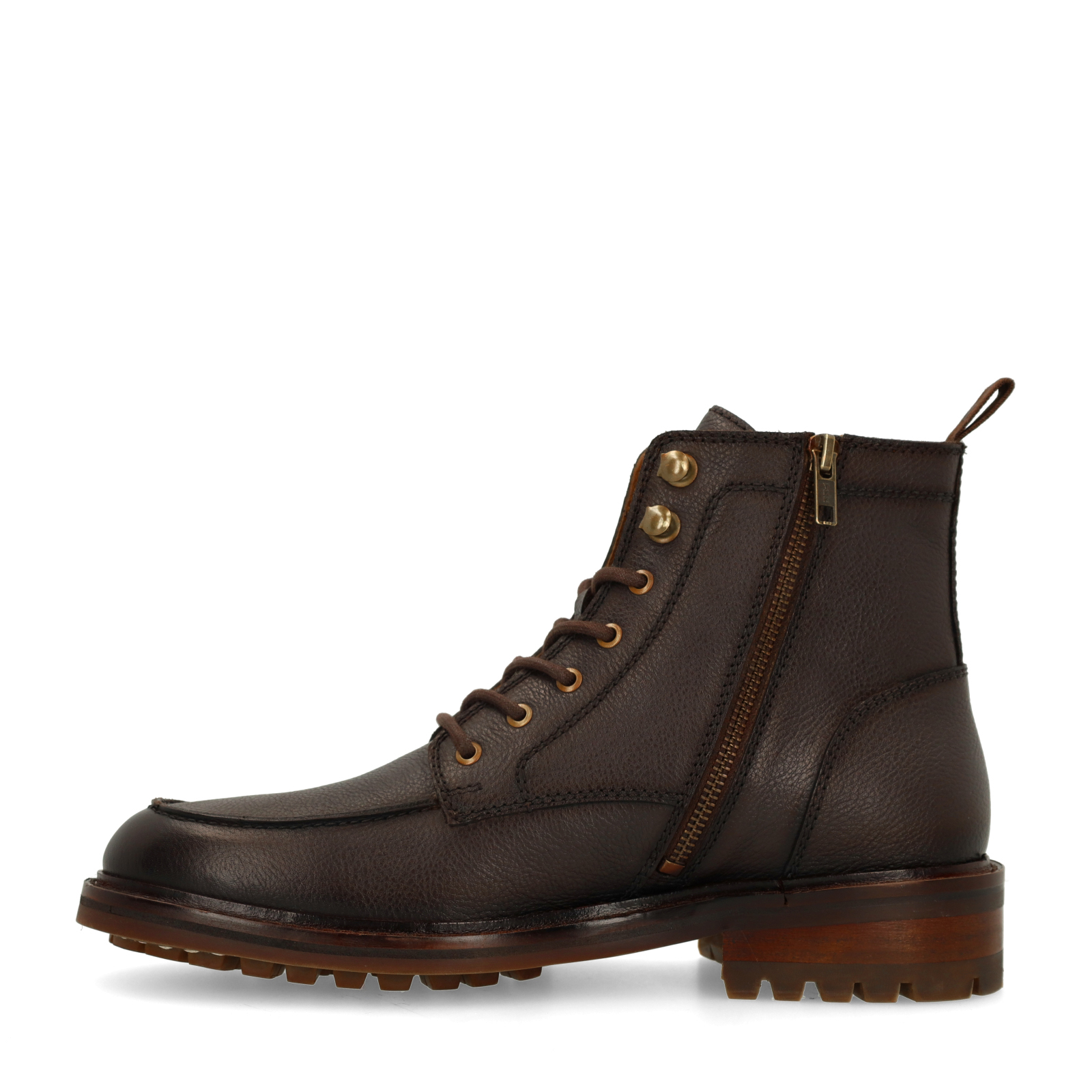 Bruine leren veterboots
