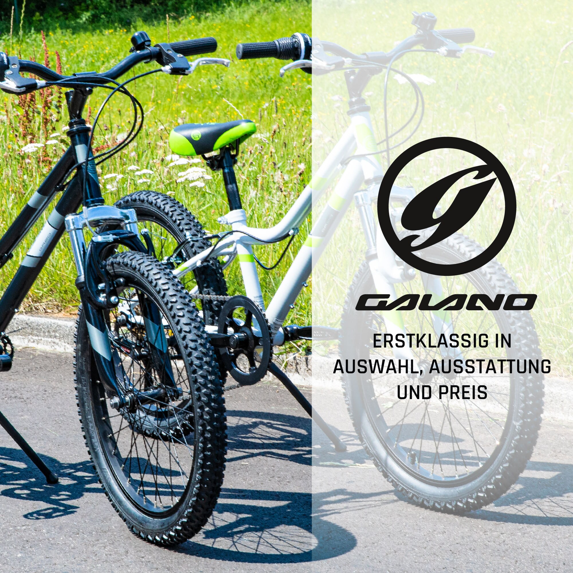 Galano GA20 Kinderfahrrad 18 Zoll ab 5 Jahre 115 - 130 cm Mädchen Jungen Fahrrad Mountainbike