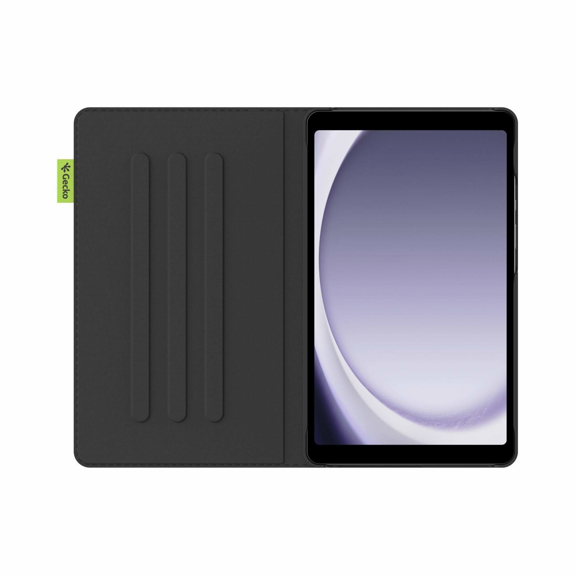 Samsung Galaxy Tab A11 / A9 EasyClick Cactus Leder Tasche Smart Case Flip Cover Hülle mit Aufsteller   S-Pen Halterung (V11CL2444C1) - Schwarz