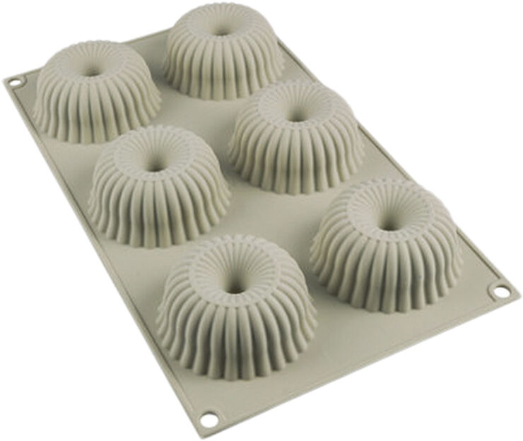 Silikomart MINI.RAG. 3DSILIC.ø67.H33. 6STK Grå