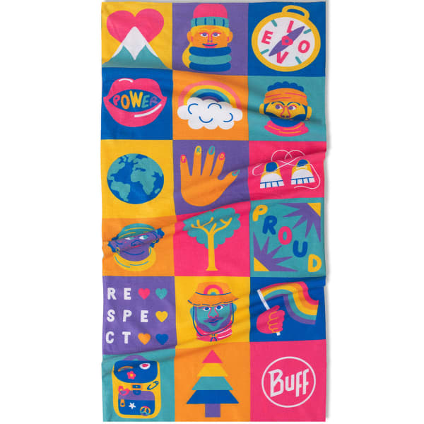 Bandeau cache cou randonnée BUFF COOLNET UV PRIDE MULTI