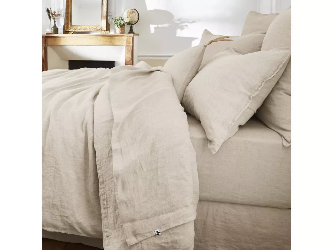 Drap plat 240 x 300 cm SOLINE Sable