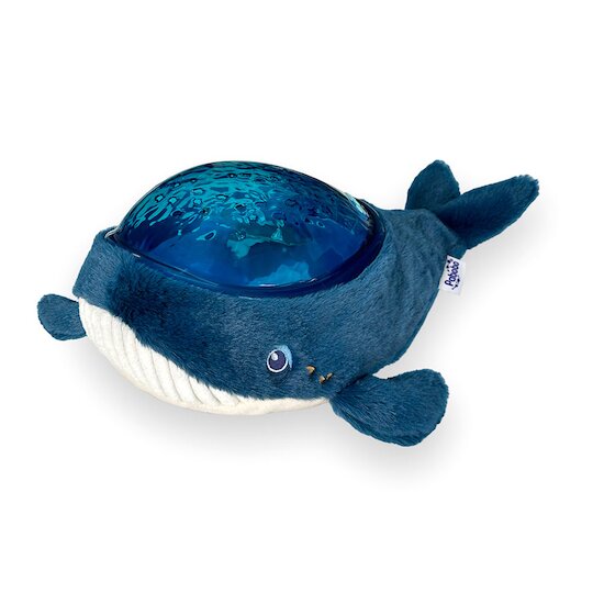 Veilleuse projecteur dynamique Baleine Aquadream   Bleu canard        de               Pabobo
