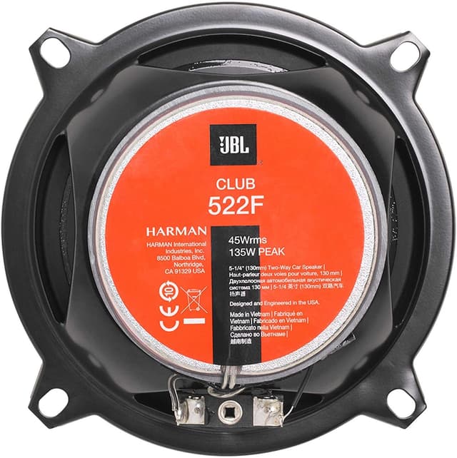 JBL CLUB 522F højttalersæt 135 Watt.
