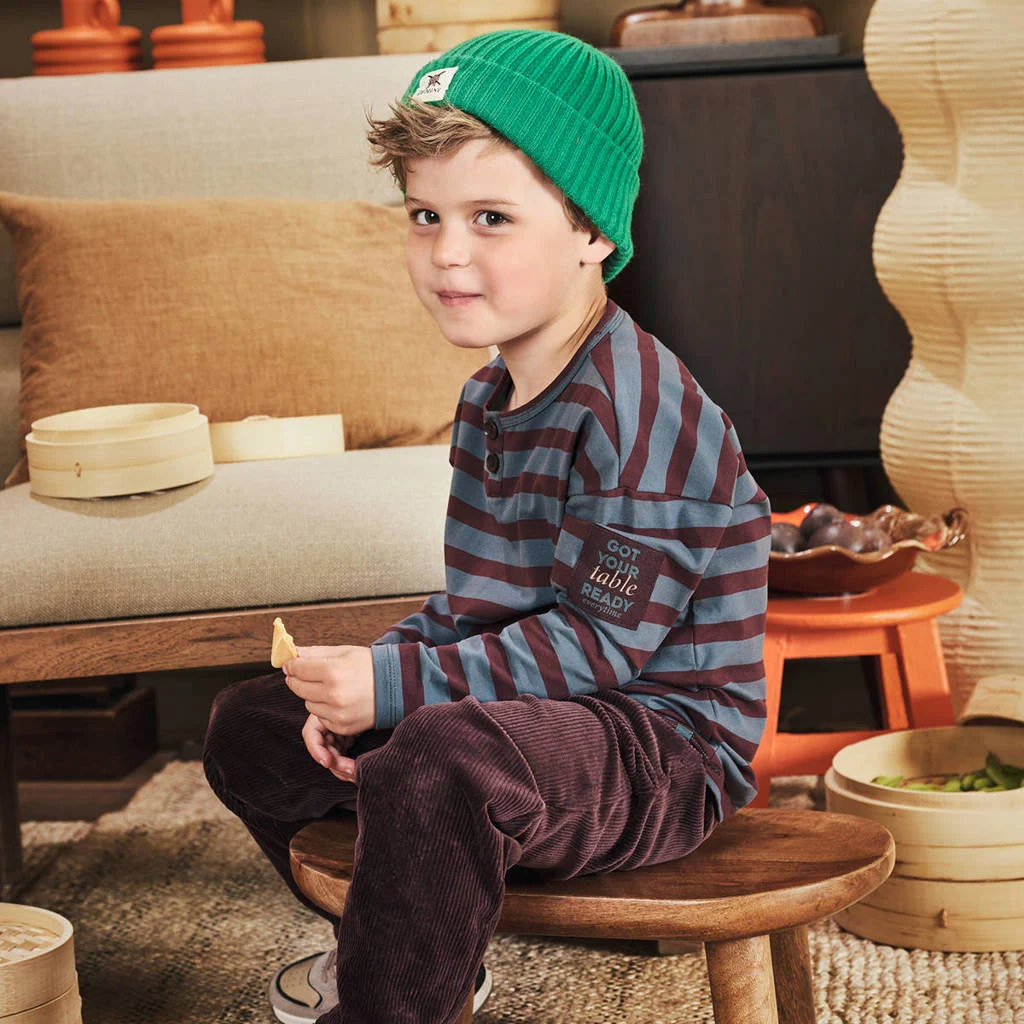 Z8 mini corduroy casual broek Eymen bruin
