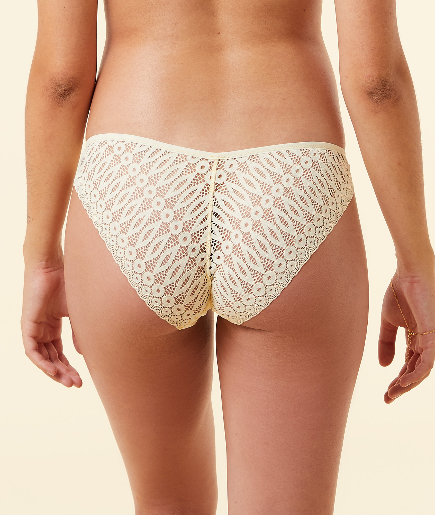 Culotte en coton biologique et dentelle