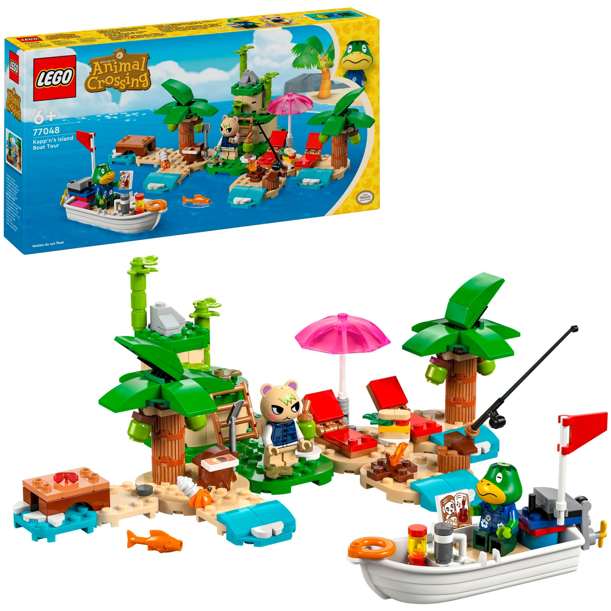 LEGO Konstruktionsspielzeug Animal Crossing Käptens Insel-Bootstour
