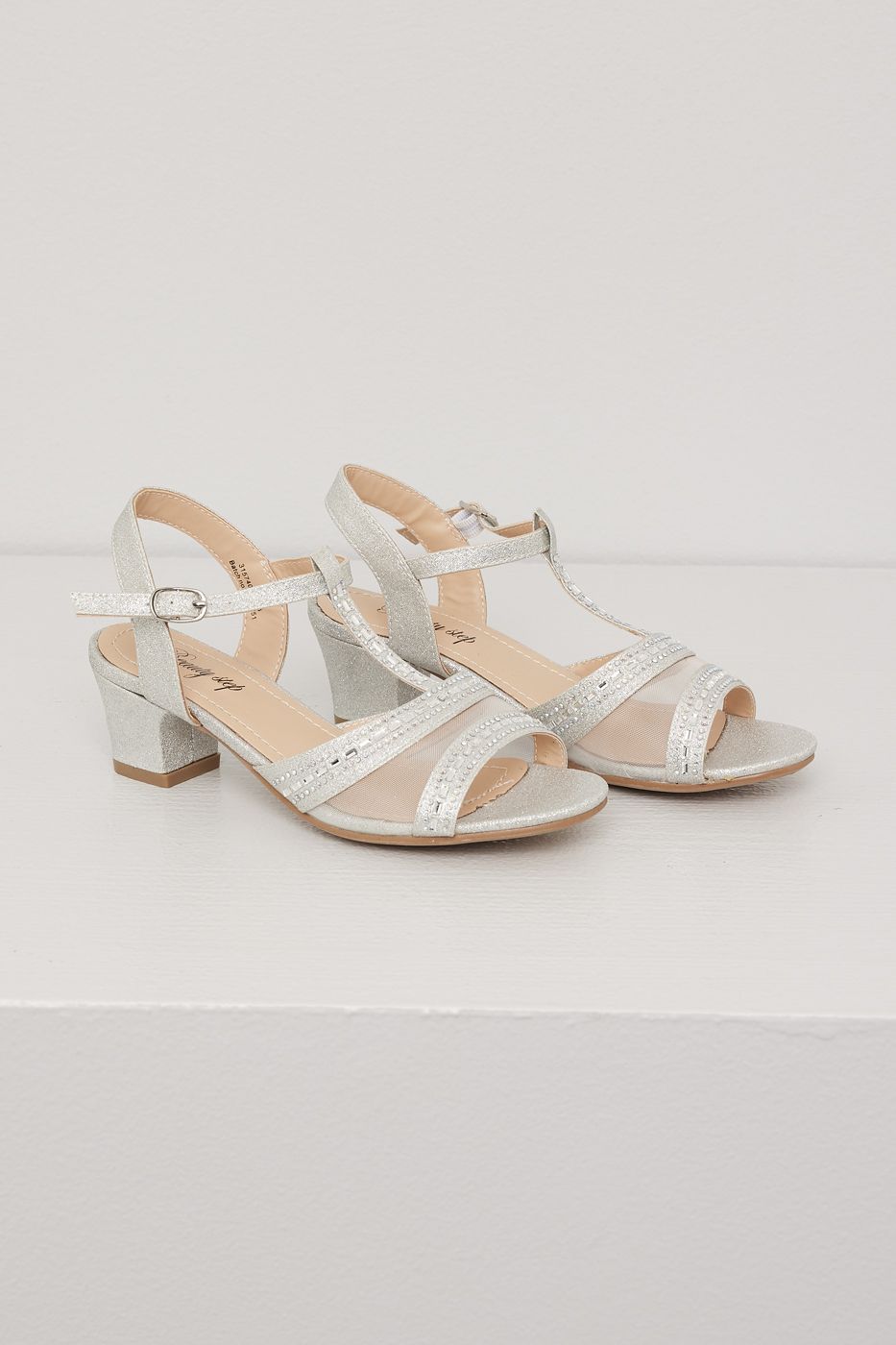 Glitter  sandal med hel
