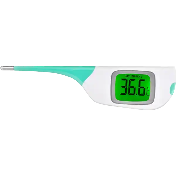 digitales Fieberthermometer ColourTemp mint / weiß