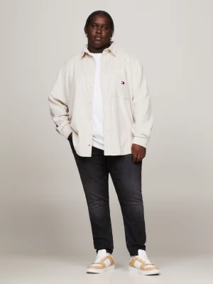 Camisa de veludo cotelê grosso com modelagem relaxada