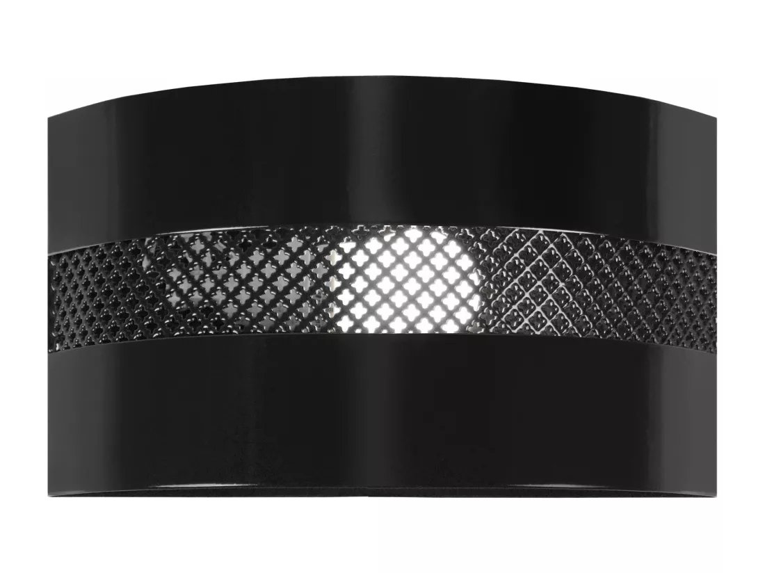Applique métal noir 10 cm.