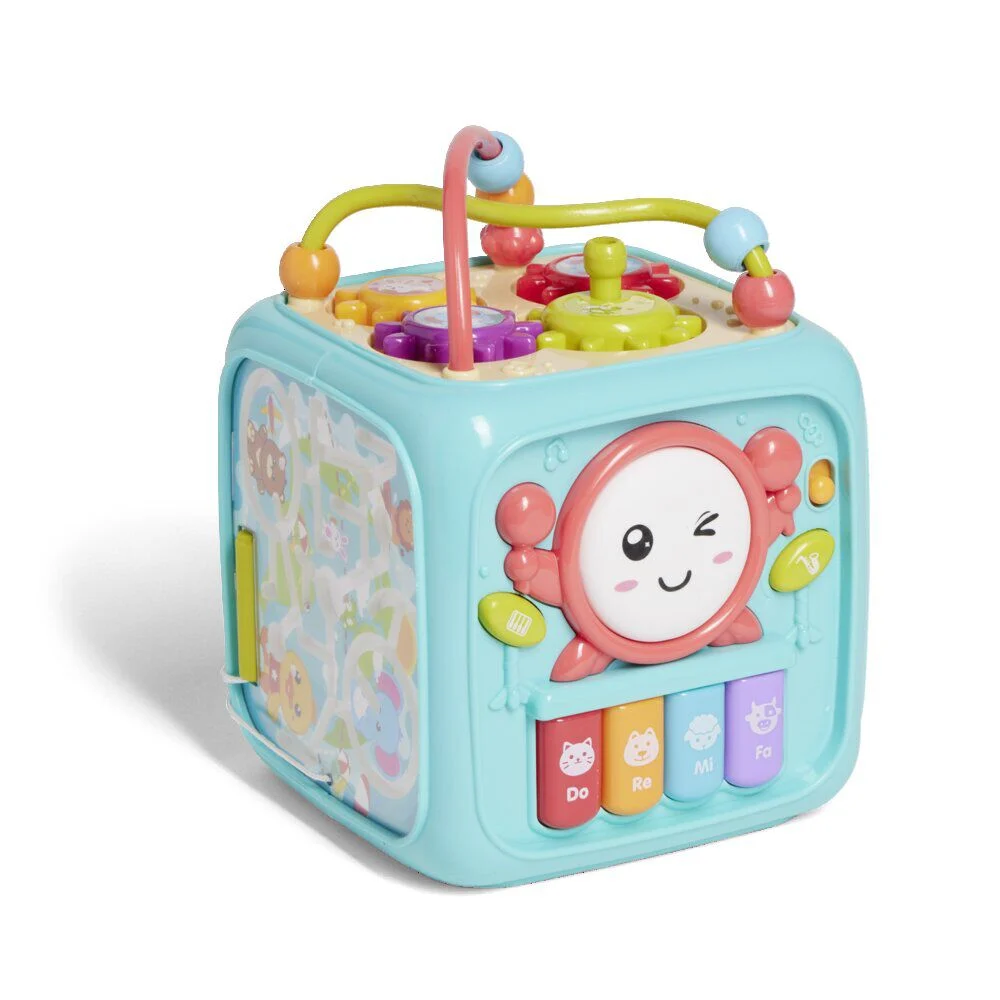 Cube activité enfant 14x14x17,7cm