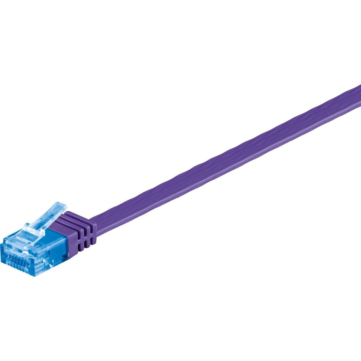 Goobay CAT 6A flat patch-kabel, U/UTP,