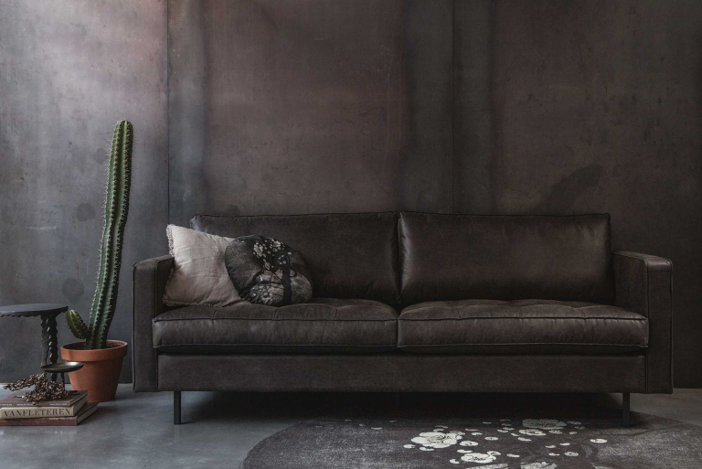 WOOOD Rodeo Classic bank 3-zits zwart