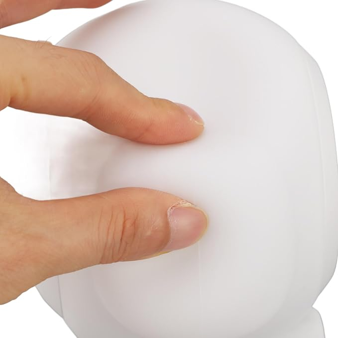 (13x11cm) 3in1 Silikon Wecker Kinder LED Nachtlicht mit Touch Funktion Schlaf Trainer Uhr mit Sonne / Mond - Bär