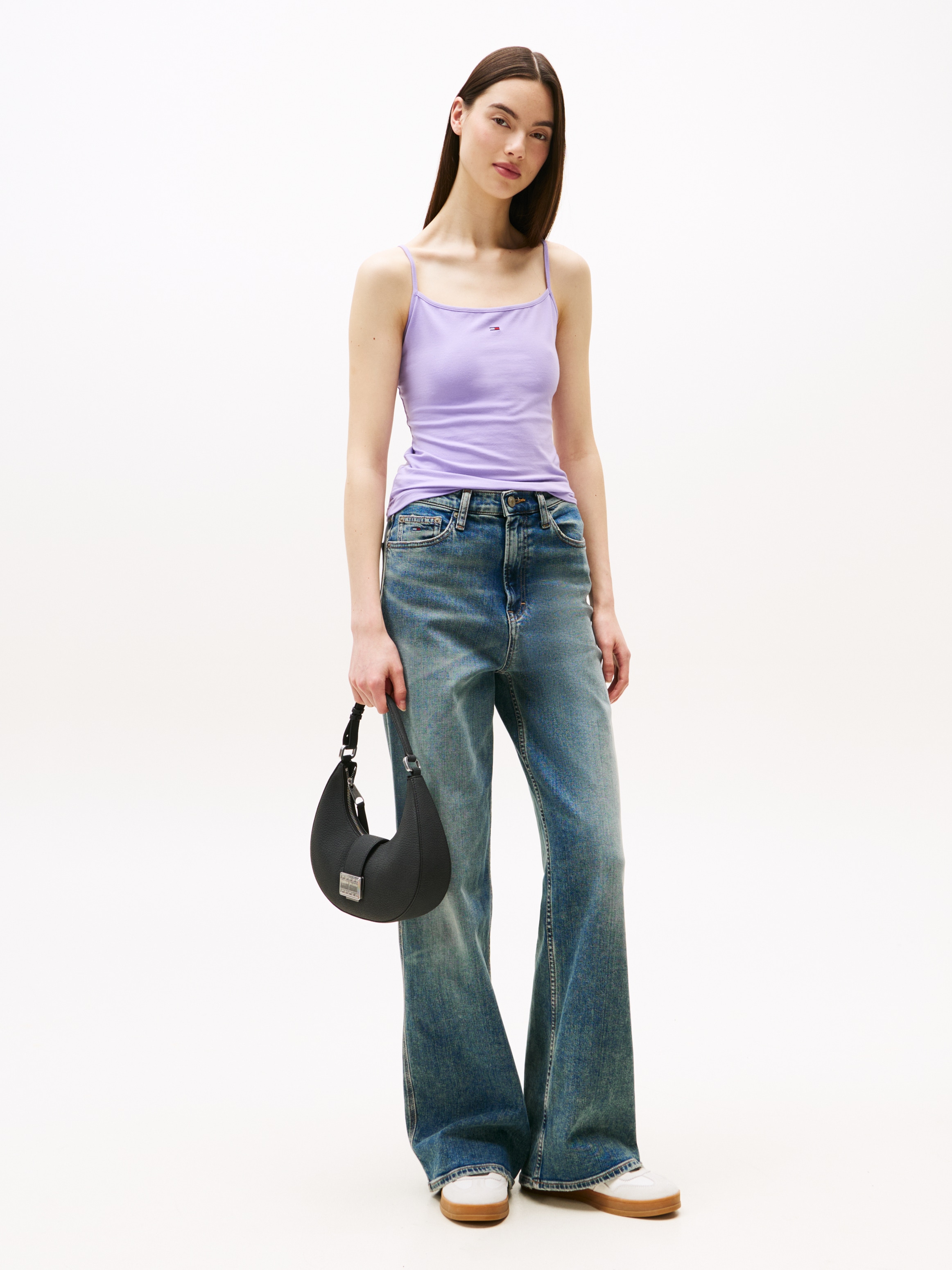 Tommy Jeans Spaghettitop »TJW ESSENTIAL STRAP TOP EXT«, mit Logostickerei