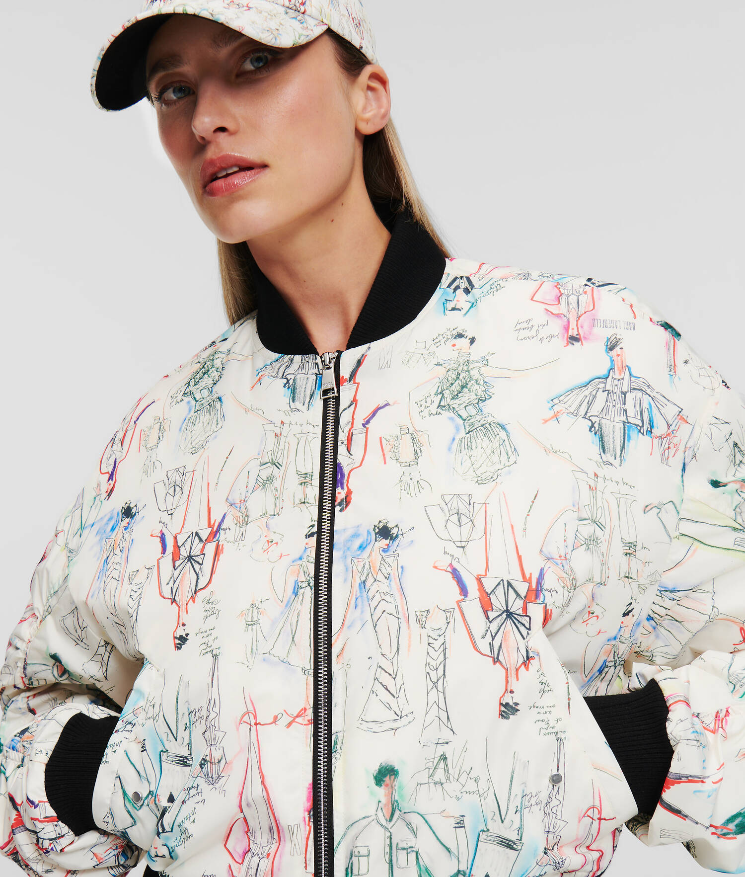 BLOUSON AVIATEUR INSPIRÉ DE CROQUIS K/ARCHIVE