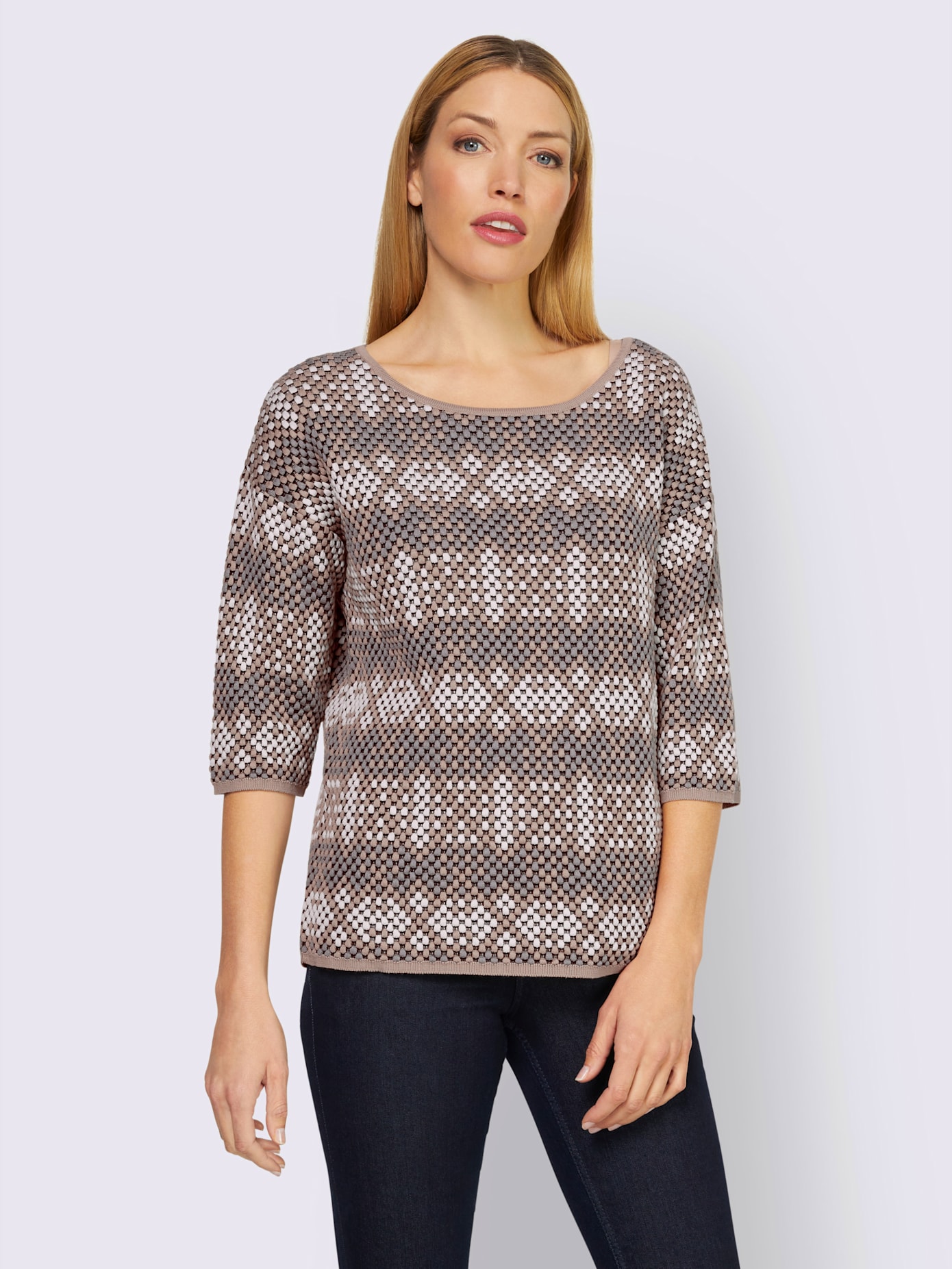 Pull jolie structure tricot