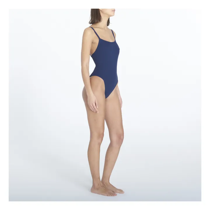 Lido Maillot 1 Pièce Côtelé Trentanove | Bleu marine