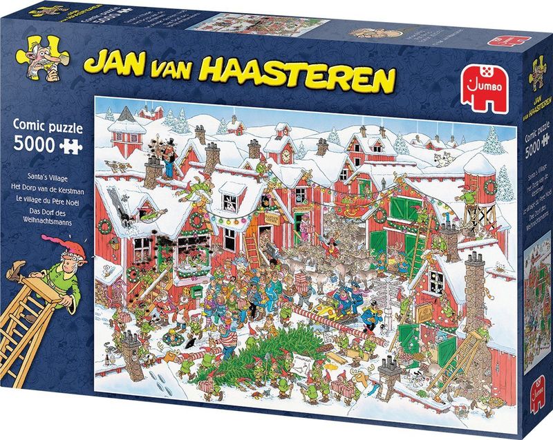 Jan van Haasteren - Het Dorp van de Kerstman - Legpuzzel - 5000 Stukjes