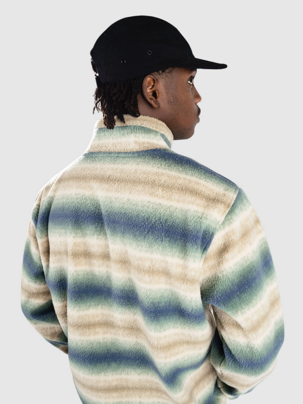 Billabong Boundary Mock Neck Fleece Sweater dune