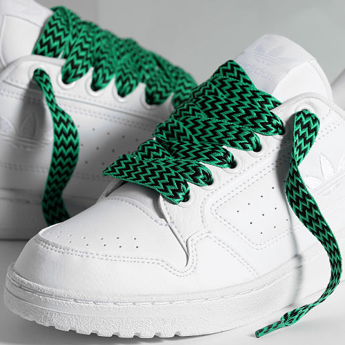 Baskets NY 90 Cloud White Core Black x Superlaced Gros Lacet Vert