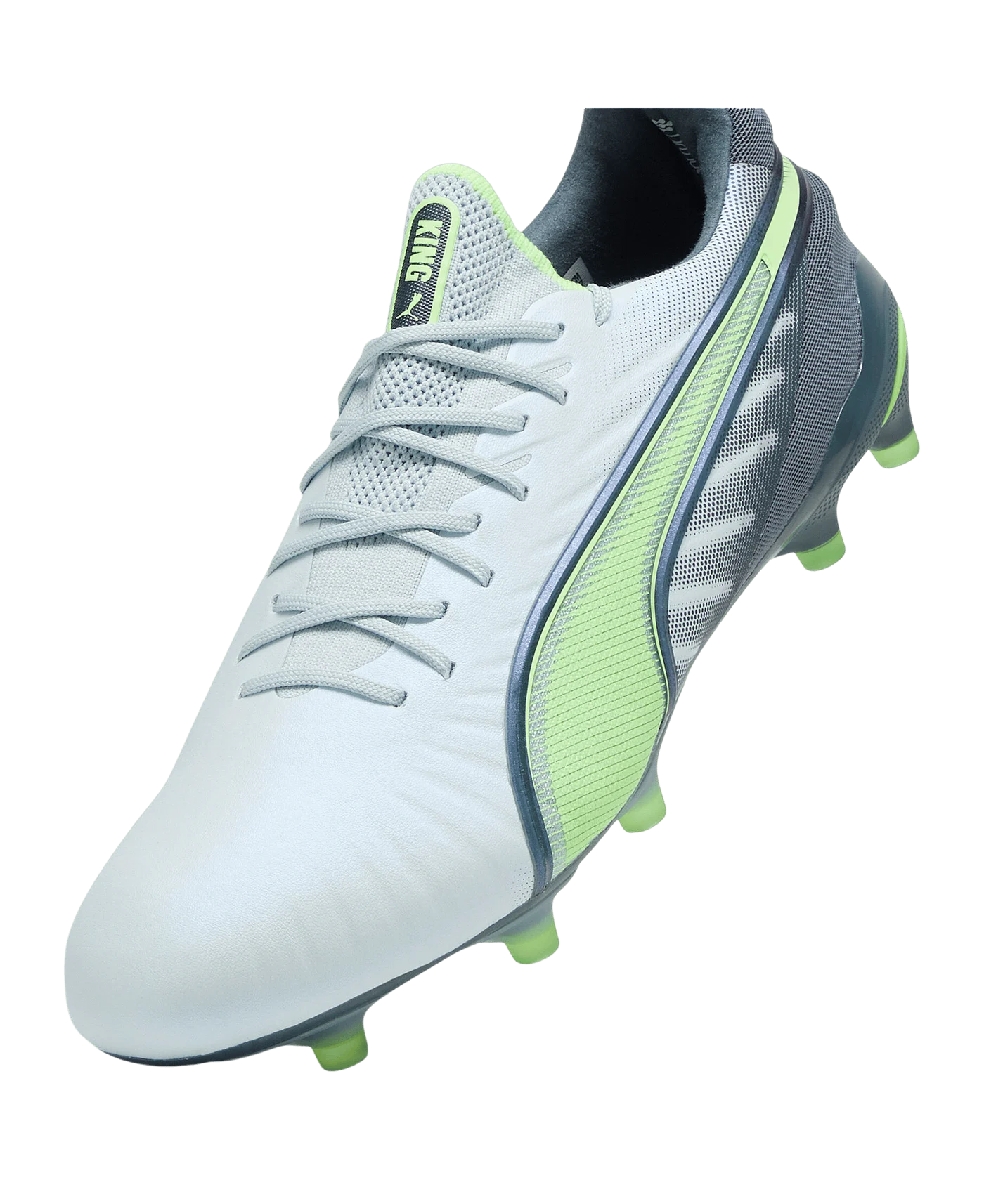 PUMA KING Ultimate FG/AG Lights Out Blau Grün F03