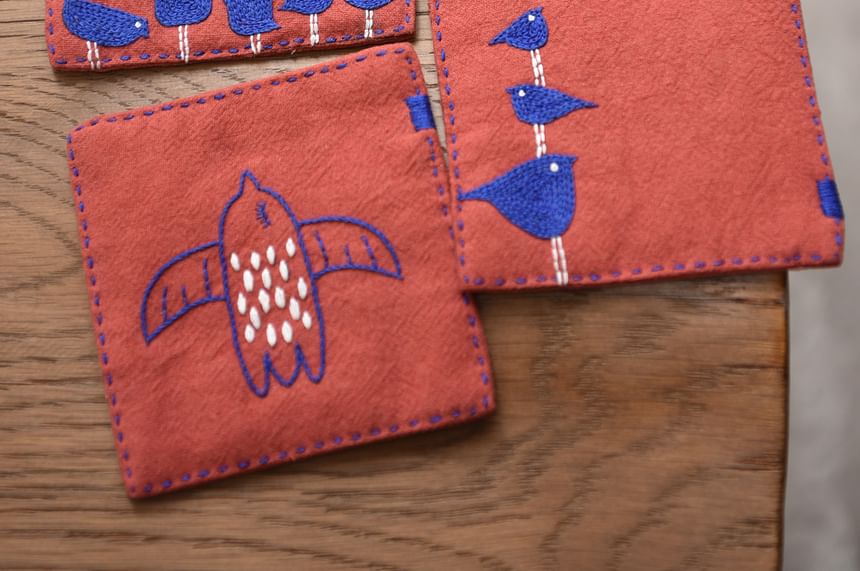 Embroidery Kingdom - Vogelbuidel DIY borduurset / borduurring / set (verschillende ontwerpen)
